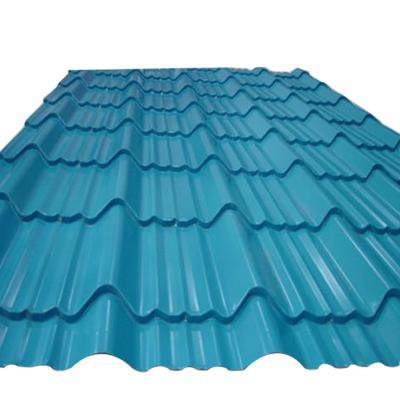 China Raw Material Low Carbon Steel Wire Q235 Office Building Red Blue Colour Coated Roofing Sheets Metal Galvanized for sale