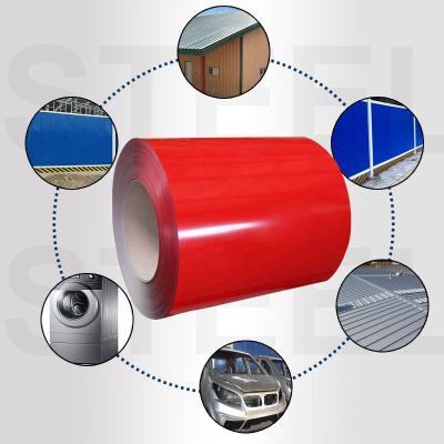 China Coil Weight 3-8 Tons RAL Color DX51D Color Coated Sheet Prepainted Galvanized Steel Coil PPGI Steel Coil Zinc Steel Coil for sale