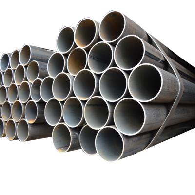 China Slightly Oiled ASTM API GS Certified ERW Iron Pipe LSAW Black Carbon Steel Pipe for Drill Oil Structure Applications for sale