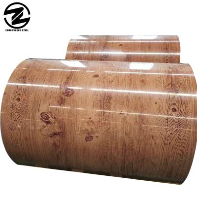 China Servicio de procesamiento y soldadura de bobinas de acero galvanizadas PPGI con rollos de bobinas en madera PPGI en venta