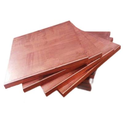 China Red Copper Sheet 4ft x 8ft Non-Alloy 99% Cu Copper Clad Laminated Sheet CCL 3mm for Aerospace Applications for sale