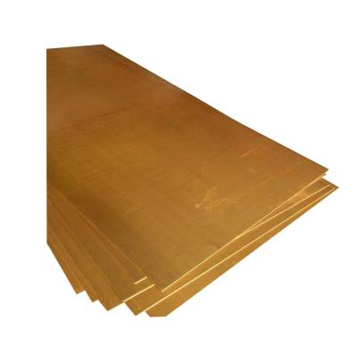 China Copper Plate Customized Solid 10mm Brass Plates for Welding 4mm-2500mm Grade Copper Ultimate Strength ≥ MPa 195 for sale