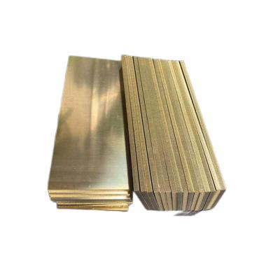 China Niet-gelegeerd messing koperplaat Plaat / spoel / strip Dik koper 99,99% Op maat gemaakte grootte 1mm-20mm Bronzen snijwerk met materiaal Te koop