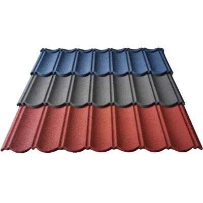 Cina 420 mm di larghezza Classic Golan Stone Color Coated Metal Roof Tiles Linea di produzione per Hotel Villa School Apartment in Africa in vendita