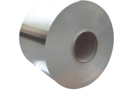 Chine Rouleau rond 78 mm bobine d'aluminium de 15 pouces pour gouttières ASTM 8011 bandes d'aluminium enduites d'argent de qualité A1050 à vendre