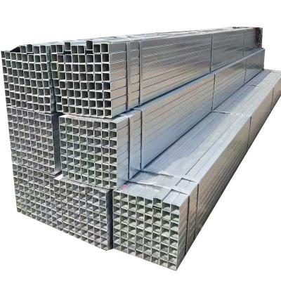 Китай Ms Rectangular Hollow Gi Pipe Galvanized Square Steel Pipe Tube с стандартным стандартом EN и защитой конца трубы из пластика продается