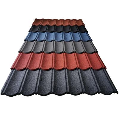 China Modern Design Hotel Stone Coated Metal Roof Tiles Sheets for Types of Asphalt Roof Shingles in Hotels for sale