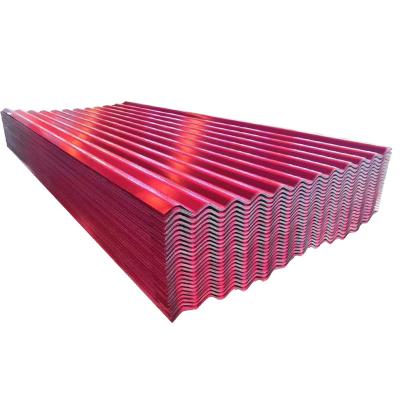 China 1800-2000mm Length All RAL Color Red White Coffee Brown Corrugated Roofing Sheet with Custom Color for sale