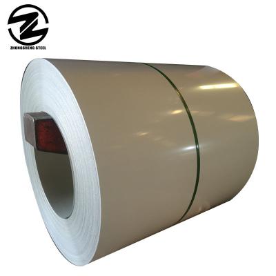 China Personalizable 0,4 mm Color blanco recubierto ral 9016 Prepintado bobinas galvanizadas De Acero ppgi ppgl bobina de acero Dentro de 7 días en venta