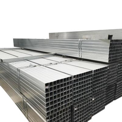 China ASTM Standard Galvanized Carbon Steel ERW Pipes and Tubes for Cold Rolled Square Rectangular Welded Tubes 6.4M Length for sale