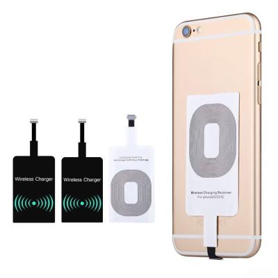 China Smart Phone Wireless Charger Qi Charger Support Wireless Receiver For iPhone 6 7 Plus Receiver Adapter Pad Pad Charging Coil For Type-C Micro USB Phone Fast Charging for sale