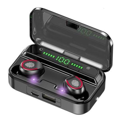 China TWS (True Wireless Stereo) Mini Earphones f9 TWS 5.0 Radio Earbuds Earphone With 2000mAh Charging Sports Gaming Headset With LED Display Earphone for sale