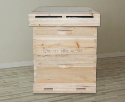 China Cultivate Langstroth hot sale hive box with wooden beehive made with china fir for custom hives for sale