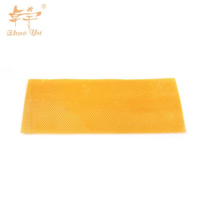 China Bee Frame Beekeeping Tools Bee Frames Grade Food Grade 100% Pure Beeswax Comb Foundation Premium Yellow Sheet for sale