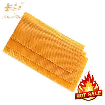 China 2020 Bee View Natural Bee Wax Base Pure Bee Honey Beeswax Comb Sheet For Beekeeping for sale