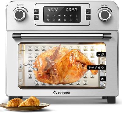 China Aobosi Toaster Oven Digital Countertop Air Frying Convection Air Fryer Easy Clean Oven for sale