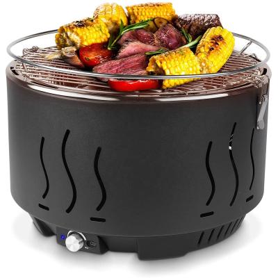 China Garden Used Barrel Charcoal BBQ Grill Easily Assembled Portable BBQ GRILL With Lid for sale