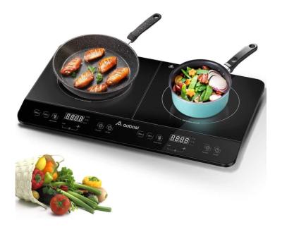 China Household Aobosi FS-IRC108 Double Burner Induction Cooker Hot Plate Induction Cook Top for sale