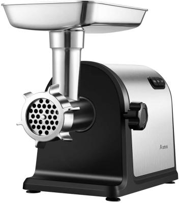 China High Efficiency Aobosi Meat Grinder 2000W Max Heavy Duty Stainless Steel Electric Meat Grinder with 3 Grinding Plates Grinder for sale