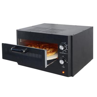 China High heat pizza heating oven, electric type with high temperature max 400 degrees C, with 12 inch pizza stone for sale