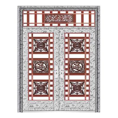 China Contemporary Anti-theft Safety Door Stainless Steel Modern Design Main Door Entry Door for sale