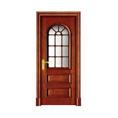 China Sound Insulation Classic Apartment Villa House Main Entrance Wooden Door Design for sale