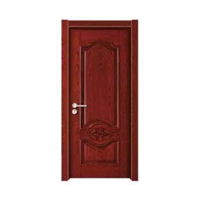 China Bulletproof Sound Proof PVC Coated Wooden Door Melamine Interior Door for sale