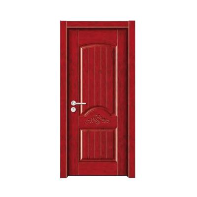 China Sound Insulation Plywood Melamine Door Laminated Interior Flush Room Door Design Single Leaf Door for sale