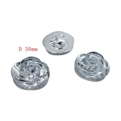 China Modern Wholesale Pearl Sofa Buttons Metal Alloy Bling Buttons For Furniture for sale