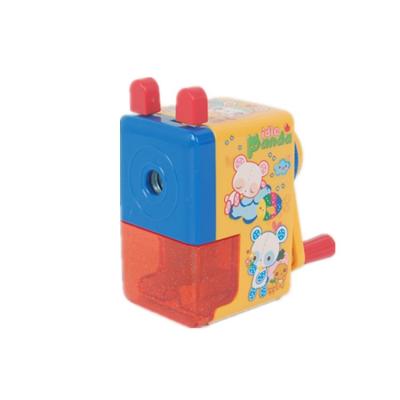 China Single Customize Latest Promotion Price Cute Multicolor Manual Sharpener For Pencil for sale