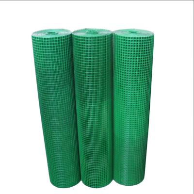 China Mes factory sale 10 gauge 10x10 construction wire 14 pvc coated galvanized welded iron wire mesh roll for chicke cages for sale