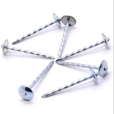 China UMBRELLA GALVANIZED flat COVERING NAIL MADE IN CHINA for sale