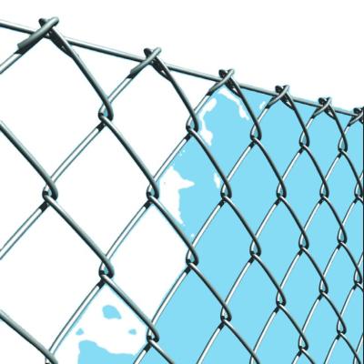 China Fence Mesh Electro Galvanized / Hot Dipped Chain Link Wire Mesh Fence for sale