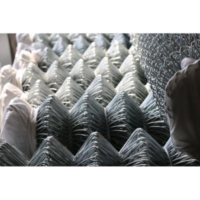 China Mesh Fence High Quality Electro Galvanized Wire Mesh Chain Link Fence For Sale for sale