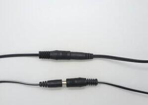 China 5.5*2.1*10mm male plug and 5.5*2.5*10mm female plug extension cord à venda