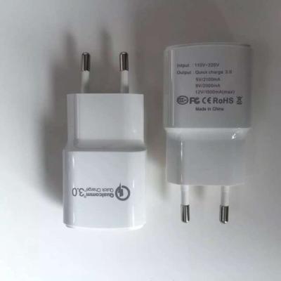 China IC quick charge 2.0 usb travel charger,qc3.0 quick charger,usb wall charger smart usb charger for sale