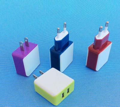 China 5V 1A 2.1A dual usb  or single usb charger    level  vi  UL CE FCC ROHS GS PSE SAA EMC LVD  certificate for sale