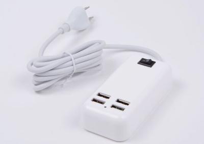 China Universal Travel Charger Power Adapter U/US/UK Plug Universal 30W 4 USB Ports Travel Home Wall Charger Power Adapter for sale