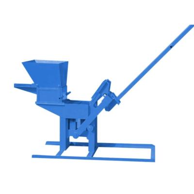 China QTJ2-40 Interlocking Manual Clay Brick Making Machinery Price List in India for sale