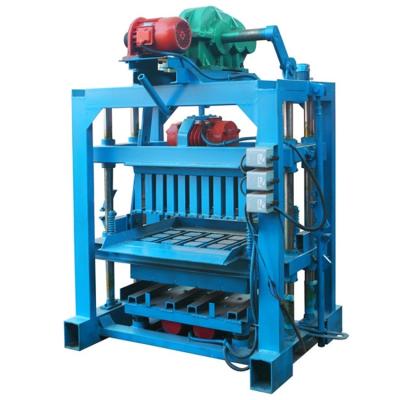 China QTJ4-40 Small Interlocking Cement Earth Block Machine Manual Cement Brick / Fly Ash Brick Making Machine for sale