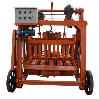 China Construction worksÂ   Hollow Block Making Machines QM4-45 Configuration Egg And Movable Movable Cement Block Making Machine Concrete for sale