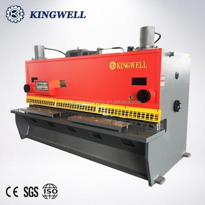 China Industrial Hot Sale QC11Y Guillotine Series Metal Plate Hydraulic Cutting KINGWELL Metal Shear Machine for sale