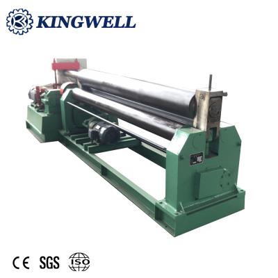 China W11-10x2500 Mechanical Symmetrical Plate Rolling Mill Three Roll Carbon Steel Bending Machine for sale