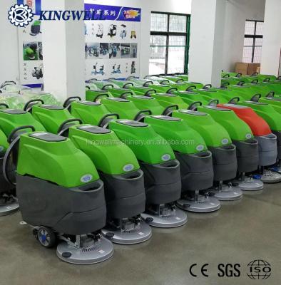 China Critical Cleaning/Residue Free KW-510 Walk Behind Industrial Floor Sweeper and Electric Floor Scrubber Machine for sale