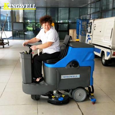 China KW-860 Hotels Electric Floor Cleaning Machine Industrial Floor Wet Scrubber for sale