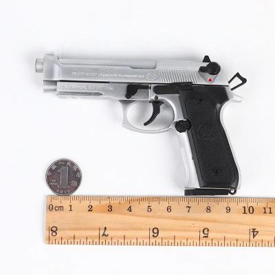 China Electronic Toy 1:2.05 Alloy Army Mini M92A1 Toy Gun pistola de metal Gun Weapons Model Pistol Toy Guns 2023 for sale