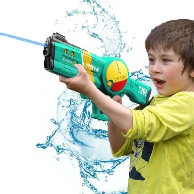 China Electronic Toy Custom Adults Automatic Water Gun High Capacity 1200 Ml Electric Guns Outdoor Shooting Fighting Toys for sale