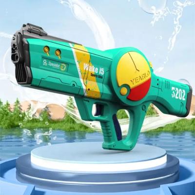 China Electronic Toy Hot Selling Outdoor Summer Water Spray Guns Powered 1200ml Battery Powered Beach Pool Boys Electric Squirt Gun For Child for sale