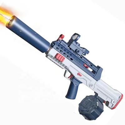 China Electronic Toy Summer Fully Automatic Electric Water Gun Toy With Flame Light Rechargeable Continuous Firing Space Splashing Toy For Boys for sale