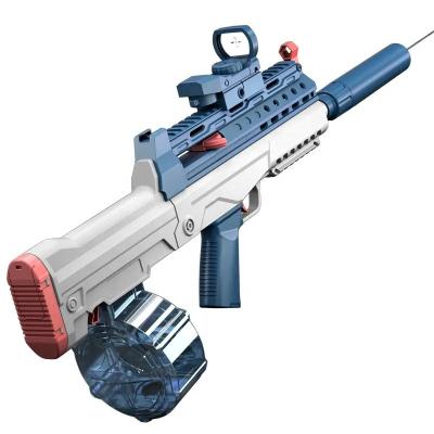 China Electronic Toy Shooting Game Custom Large Capacity Electric Water Gun Automatic Water Squirt Guns Full Auto Water Gun Up To 32 Ft Range for sale